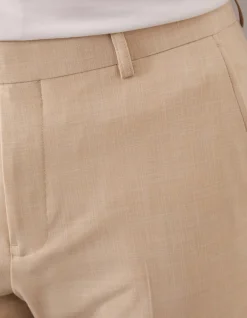 SLIM SUIT PANT SHARKSKIN SLUB