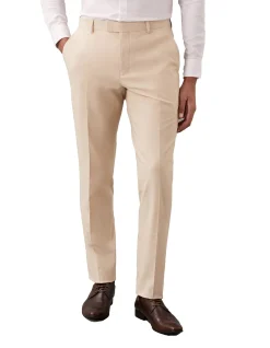 SLIM SUIT PANT SHARKSKIN SLUB