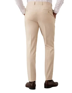 SLIM SUIT PANT SHARKSKIN SLUB