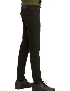 512 Slim Taper Stretch Black Jeans