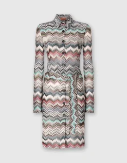 SNAKE SHIRT DRESS