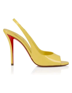 SOFIA Z 100MM PATENT LINING VANILLA PUMPS