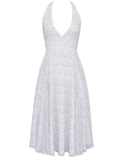 SOLADA GEORGETTE HALTER SUNDRESS