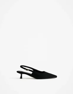 Solenne Pony Hair Kitten Heel