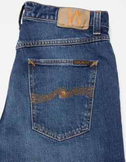 Solid Ollie Mid Waist Slim Fit Jeans