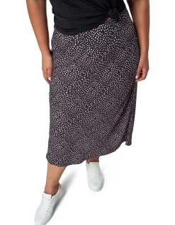 SOMETHING 4 OLIVIA - CATALINA PRINT MIDI SKIRT