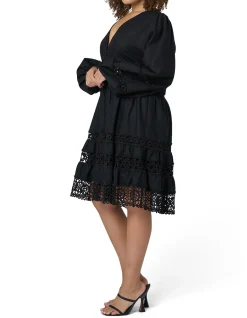 SOMETHING FOR OLIVIA - ZALIAH LACE MINI DRESS