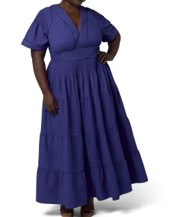 SOMETHING 4 OLIVIA-ABBY LINEN MAXI DRESS