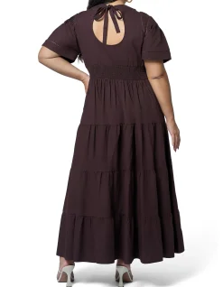 SOMETHING 4 OLIVIA-ABBY LINEN MAXI DRESS