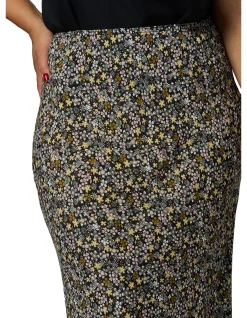 SOMETHING 4 OLIVIA - EMILY PRINTED MIDI SKIRT