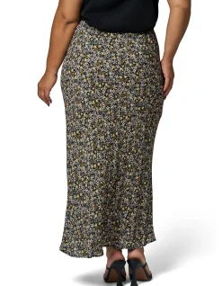 SOMETHING 4 OLIVIA - EMILY PRINTED MIDI SKIRT