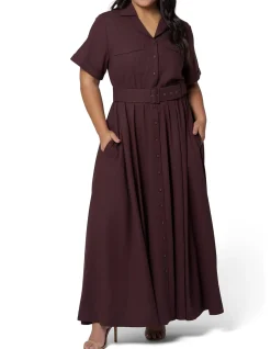 SOMETHING 4 OLIVIA-GABRIELLE LINEN MAXI DRESS