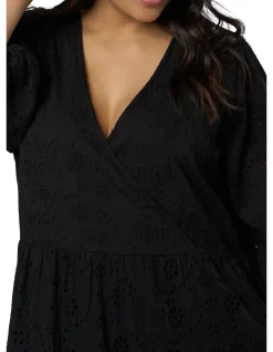 SOMETHING 4 OLIVIA KATRINA BRODERIE MAXI DRESS