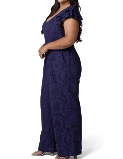 SOMETHING 4 OLIVIA - LAYLA BRODERIE JUMPSUIT