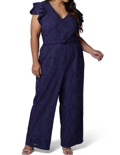 SOMETHING 4 OLIVIA - LAYLA BRODERIE JUMPSUIT