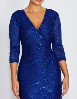 SORAYA DARK PERIWINKLE GOWN