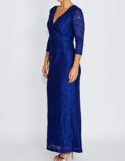 SORAYA DARK PERIWINKLE GOWN