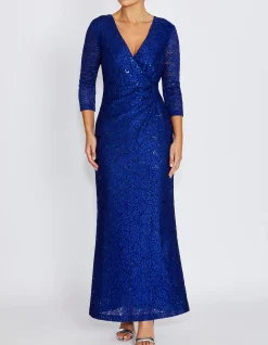 SORAYA DARK PERIWINKLE GOWN