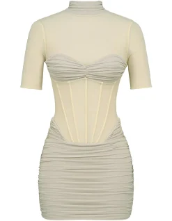 SORREL SEMI SHEER MINI DRESS
