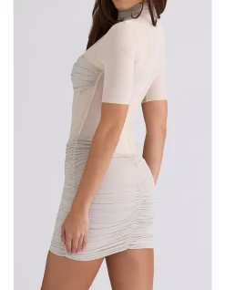 SORREL SEMI SHEER MINI DRESS