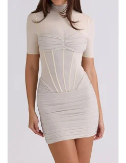 SORREL SEMI SHEER MINI DRESS