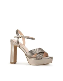 SORROW110 TUBED CROSSOVER PLATFORM SANDAL