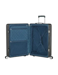 Soundbox Aluminium 77cm Extra Large Suitcase Brushed Anthracite
