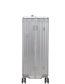 Soundbox Aluminium 77cm Extra Large Suitcase Silver