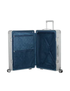 Soundbox Aluminium 77cm Extra Large Suitcase Silver