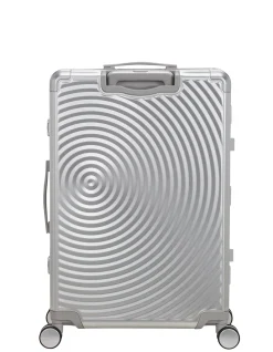 Soundbox Aluminium 77cm Extra Large Suitcase Silver