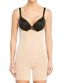 SPANXsculpt OnCore Open-Bust Mid-Thigh Bodysuit