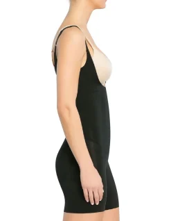 SPANXsculpt OnCore Open-Bust Mid-Thigh Bodysuit