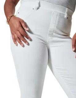 SPANXshape EveryWear High Rise White Ankle Skinny Jeans