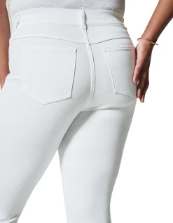 SPANXshape EveryWear High Rise White Ankle Skinny Jeans