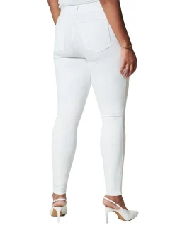SPANXshape EveryWear High Rise White Ankle Skinny Jeans