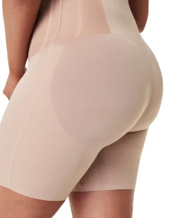 SPANXsupersculpt TotalContour Open-Bust Mid-Thigh Bodysuit