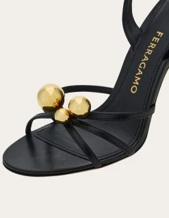 SPHERICAL HEEL SANDAL