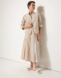 SPLICED PANELLED SKIRT