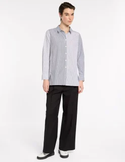 SPLICED STRIPE SHIRT