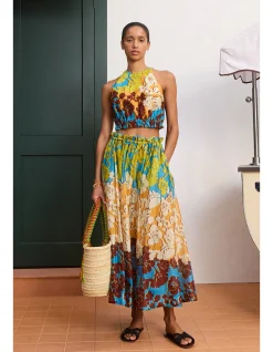 SPLICE MIDI SKIRT