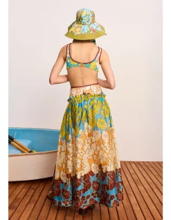SPLICE MIDI SKIRT