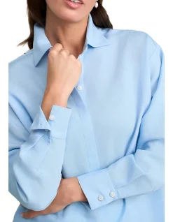 Split Back Relaxed Fit Shirt