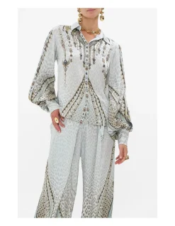 SPLIT SLEEVE BLOUSE