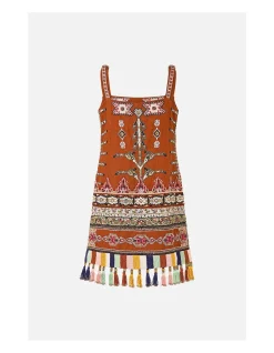 SQUARE NECK SHIFT DRESS