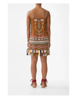 SQUARE NECK SHIFT DRESS