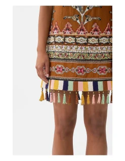 SQUARE NECK SHIFT DRESS