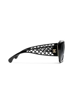 Square BLACK DARK GREY POLAR Sunglasses