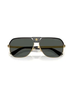Square BLACK DARK GREY Sunglasses