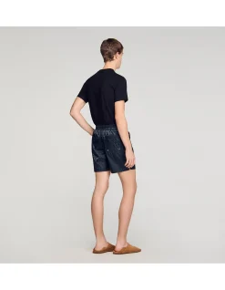 Squarecross Jacquard Mdc Swim Shorts