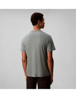 SS SUPIMA CHEST EMB CREWNECK TEE